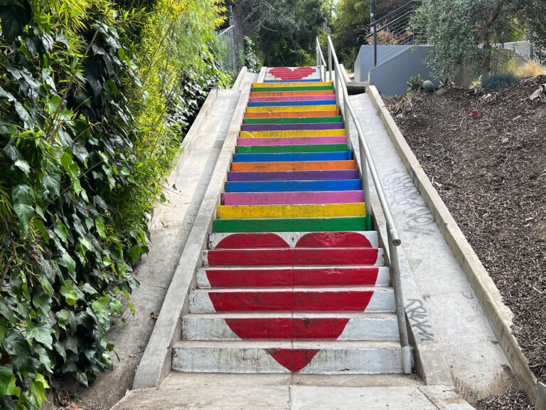 Hidden Gems: 11 Secret Places To Visit In Los Angeles Micheltorena heart stairs Los Angeles