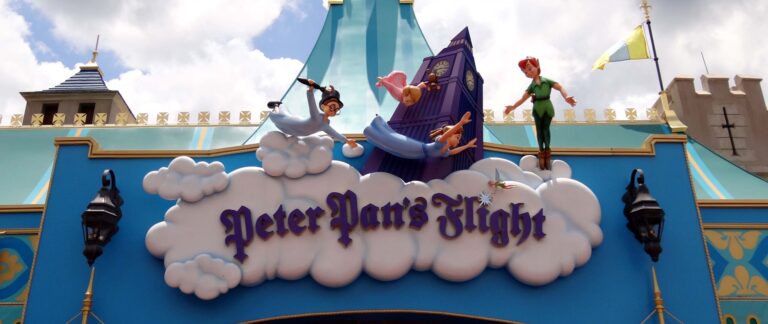 Best Disneyland Rides for 4-8 Year Olds Peter Pan's Flight at Disneyland in Anaheim, California