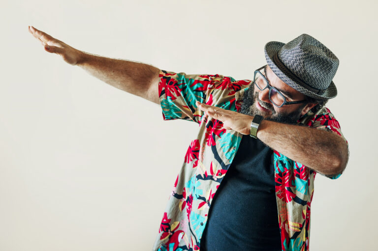 Father’s Day Gift Ideas For the Dad Who Loves to Travel Bearded Man in Hawaiian Shirt
